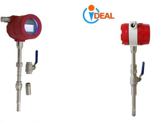 High Accurrcy Low Price Thermal Mass Flowmeter Insertion Oxygen CO2 Thermal Mass Gas Flow Meter